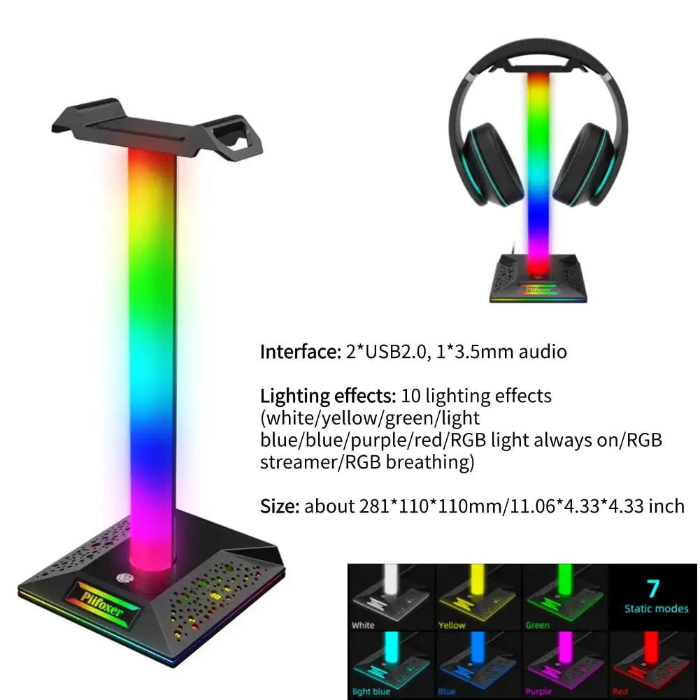 Support pour Casque Gaming RGB