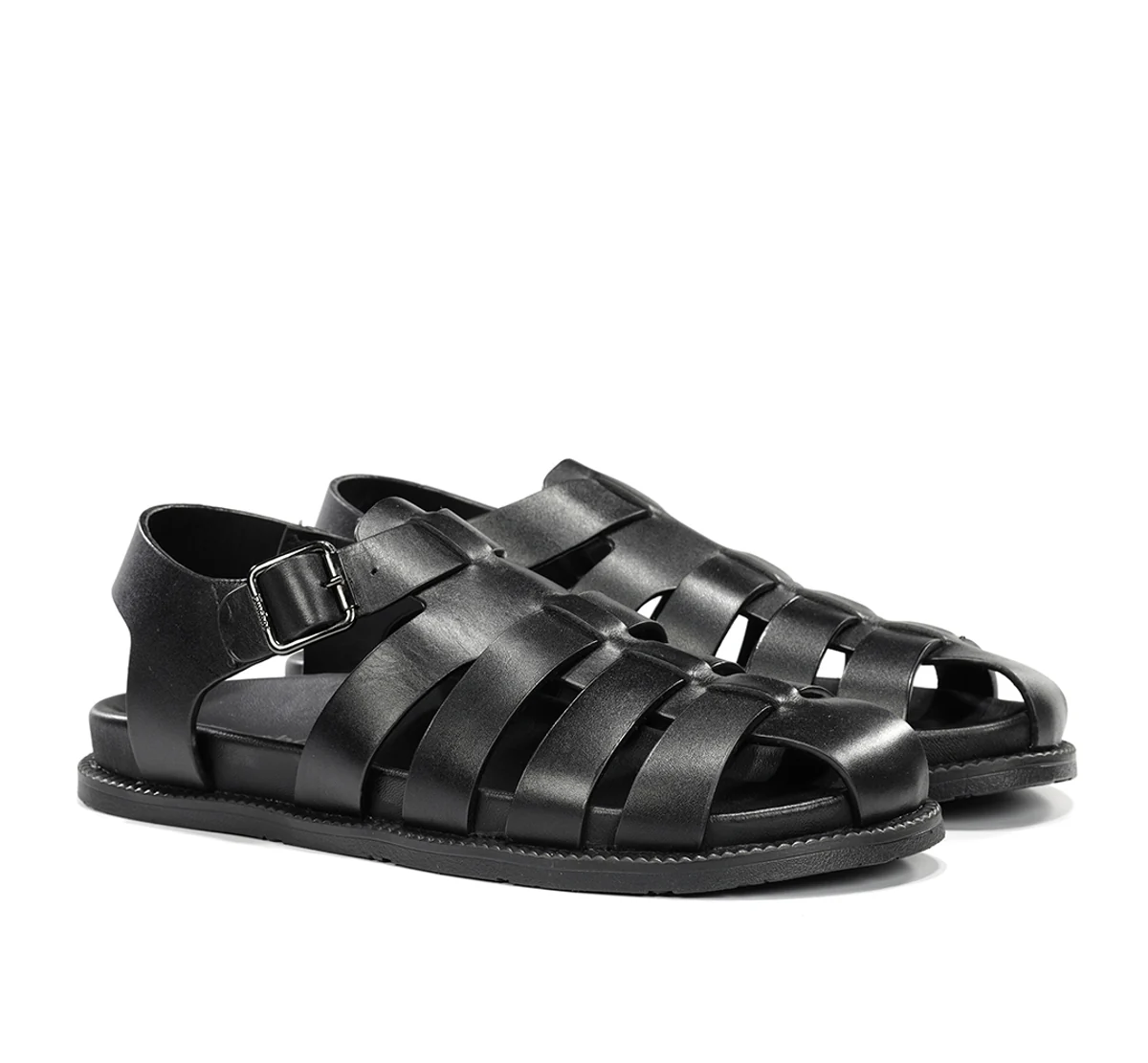BARI F2450 Sandale Noire - Image 2
