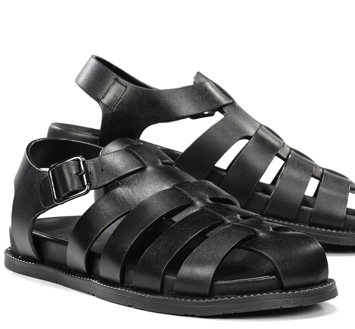 BARI F2450 Sandale Noire - Image 7