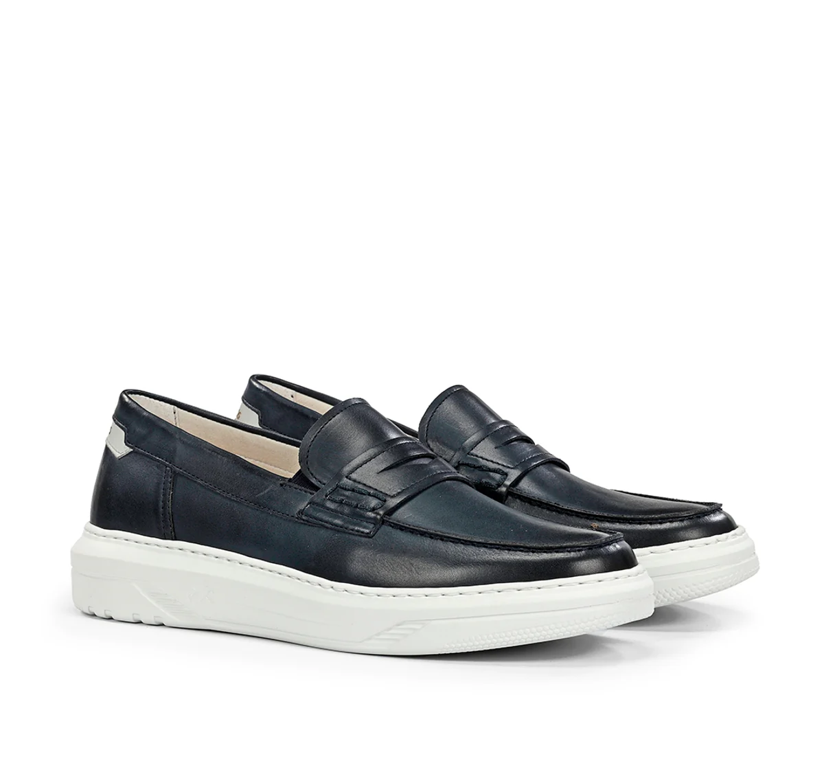 BOSTON F2224 Mocassin Bleu - Image 3