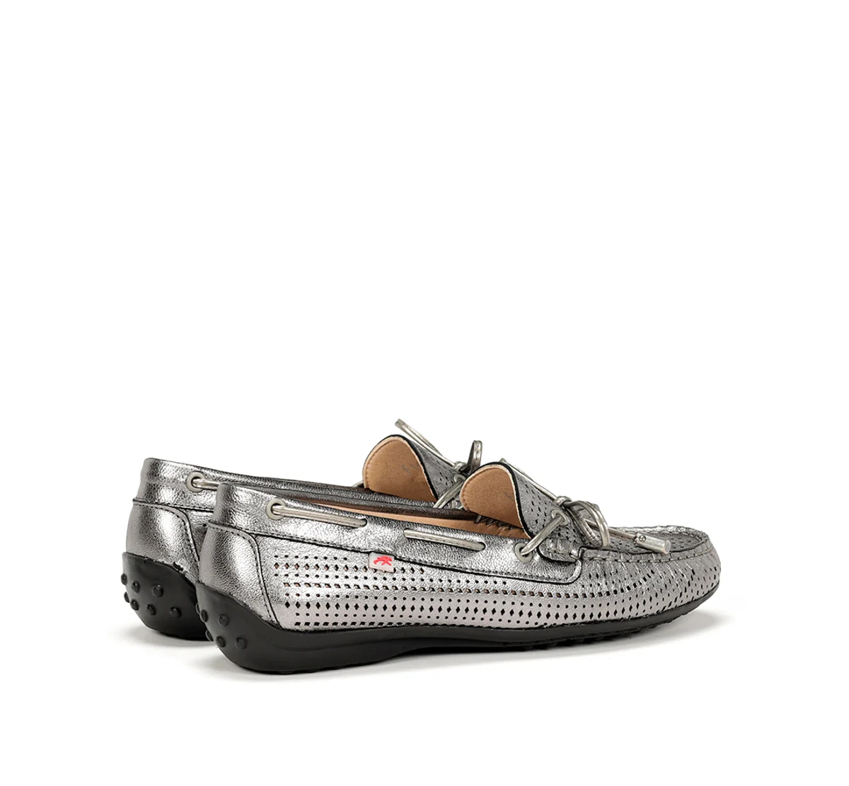 BRUNI F1428 Mocassin Argent - Image 3