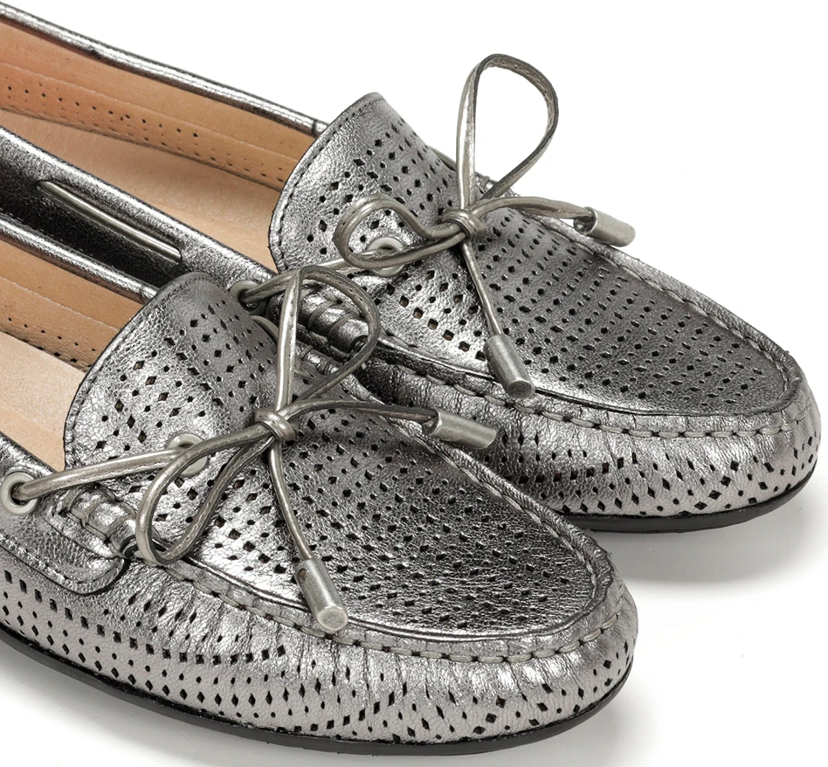 BRUNI F1428 Mocassin Argent - Image 5