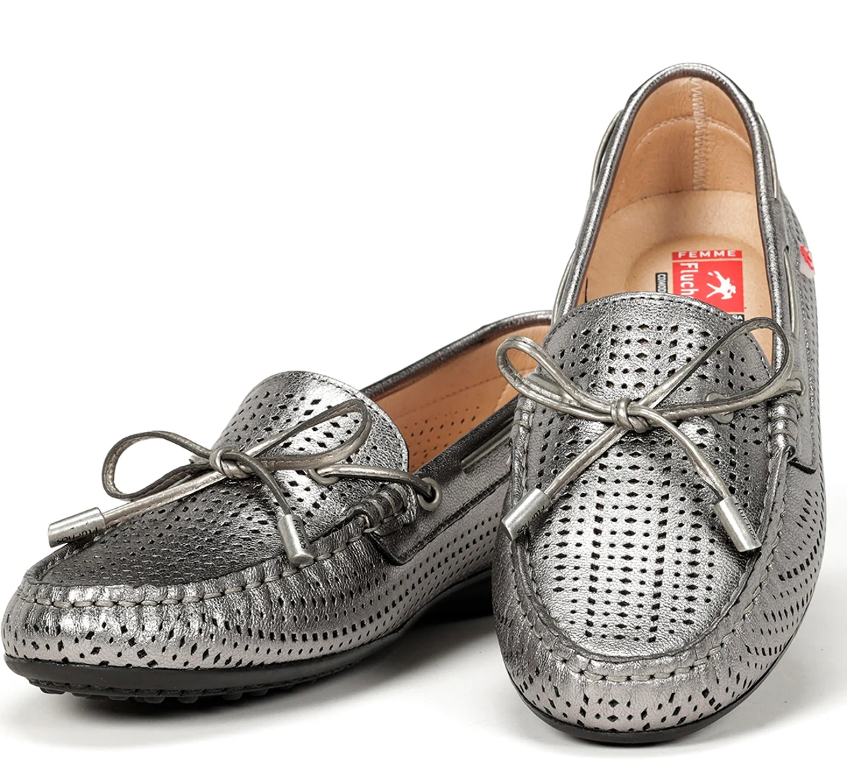 BRUNI F1428 Mocassin Argent - Image 7