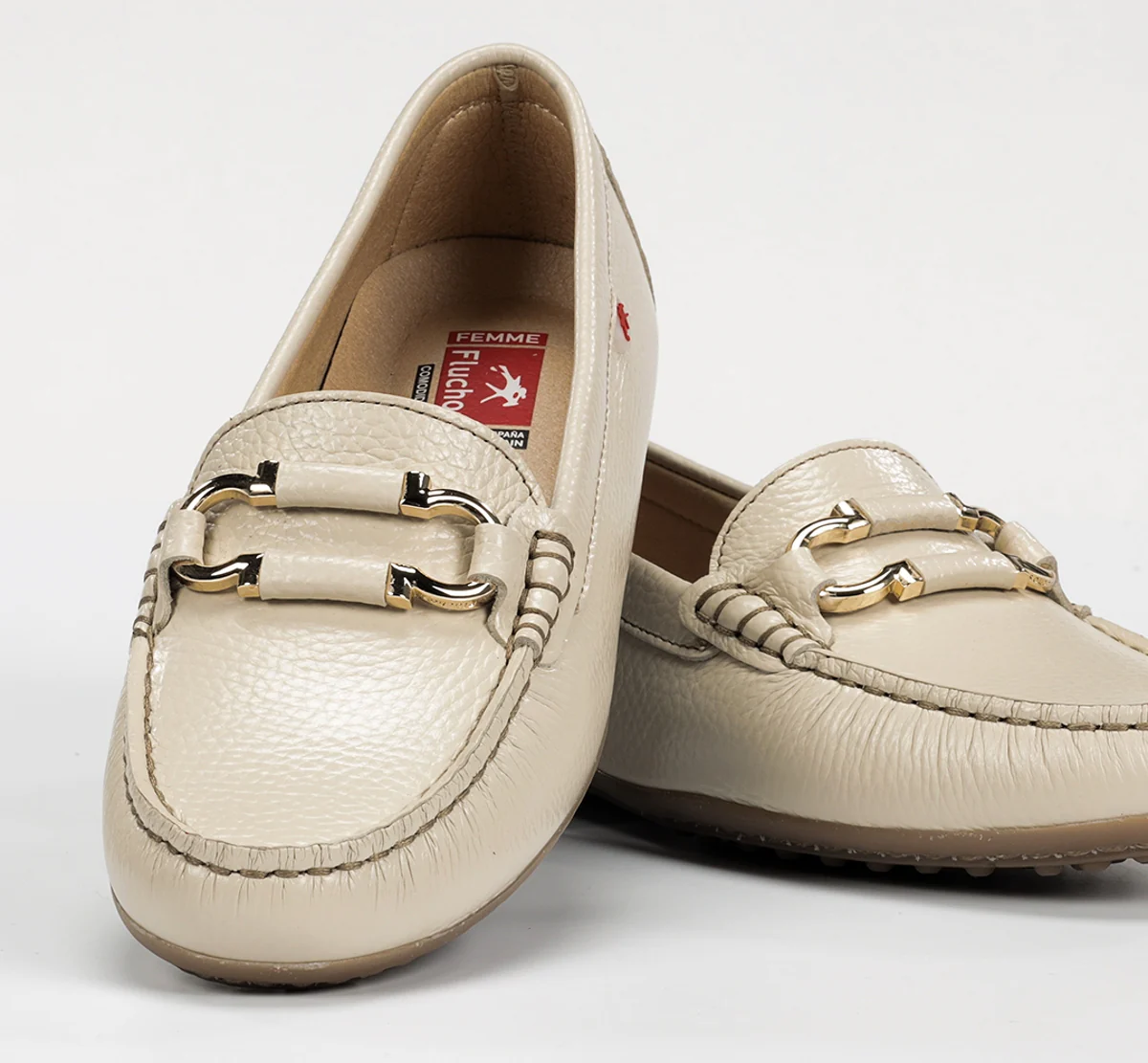 BRUNI F2156 Mocassin Taupe - Image 7