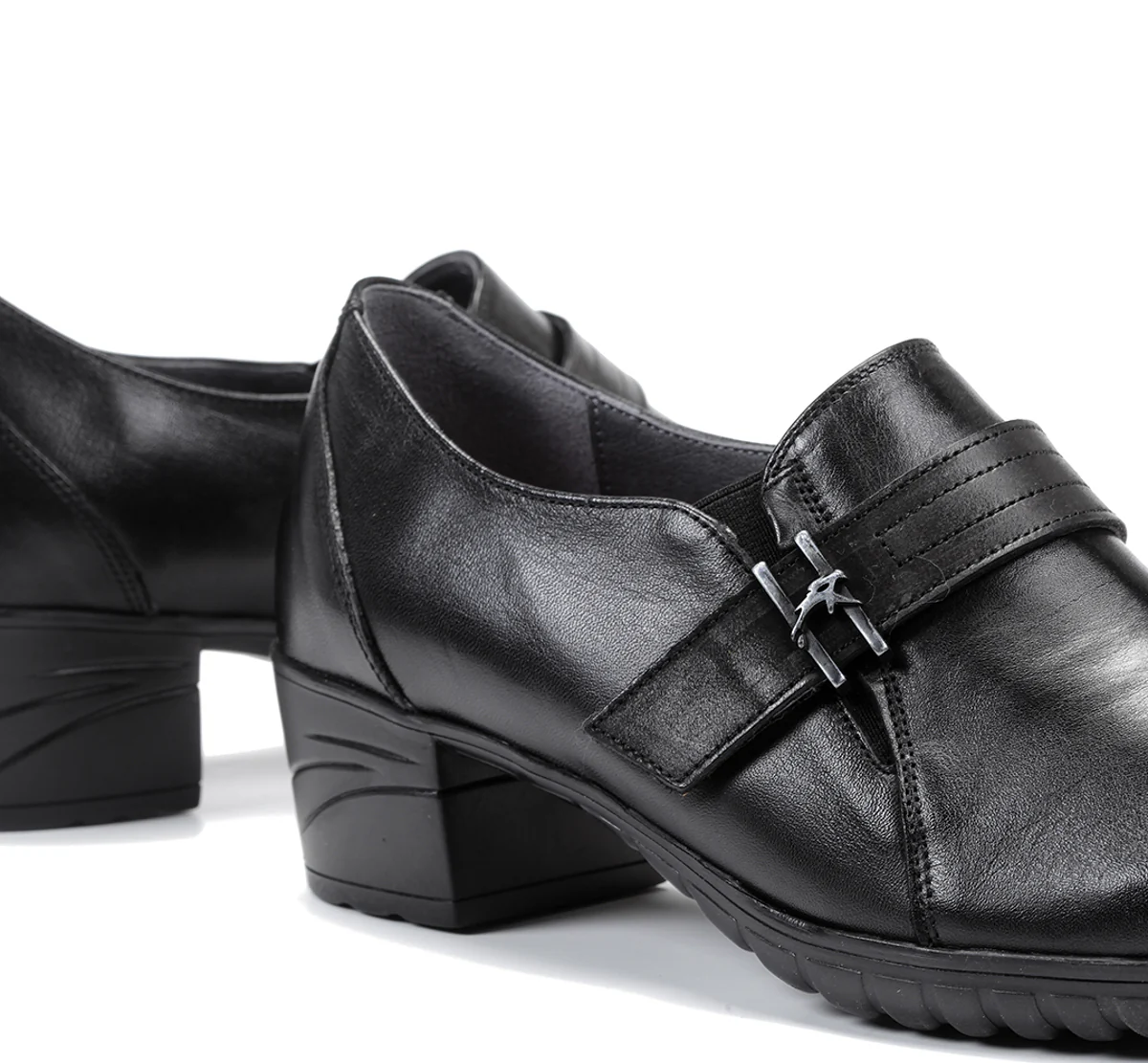 CHARIS F0942 Chaussure à talon Noire - Image 6