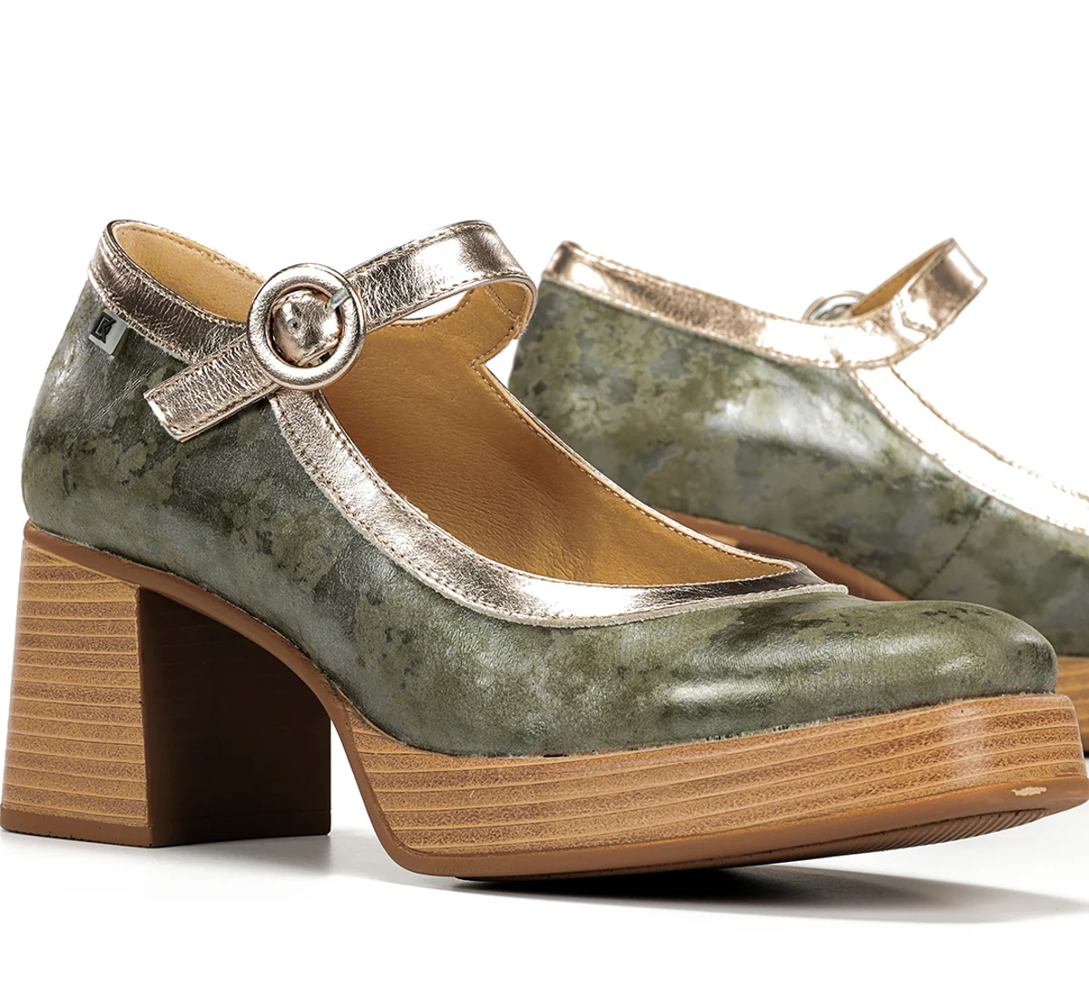 CRISTEL D9661 Sandale Verte - Image 7