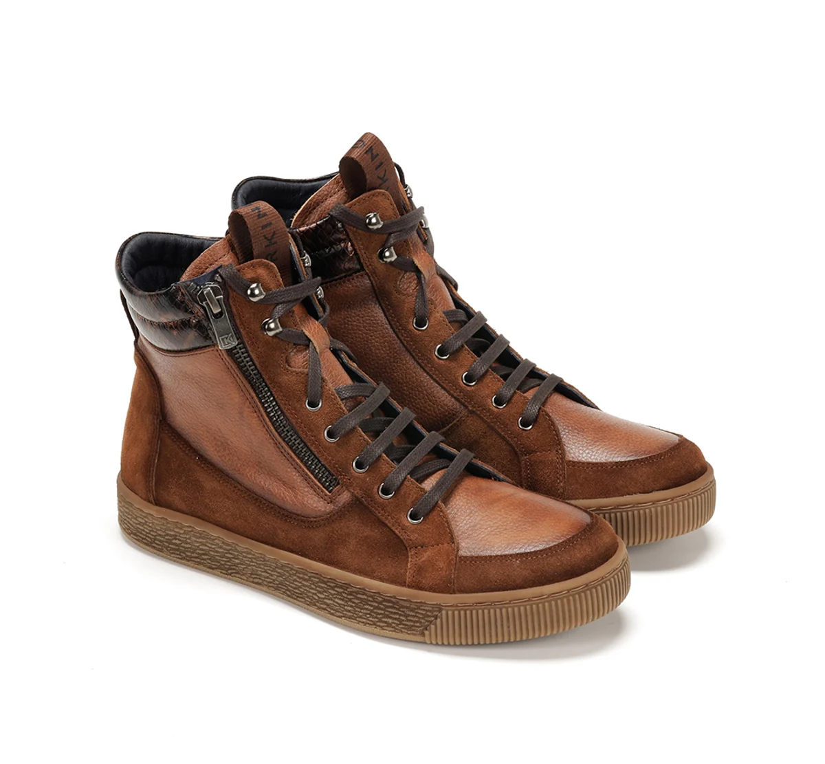 DELI D8910 Botte Brun - Image 4