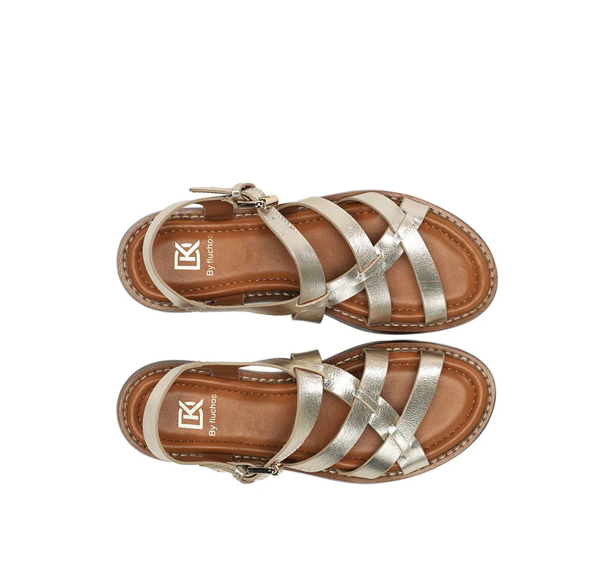 EGA D9730 Sandale Dorée - Image 5