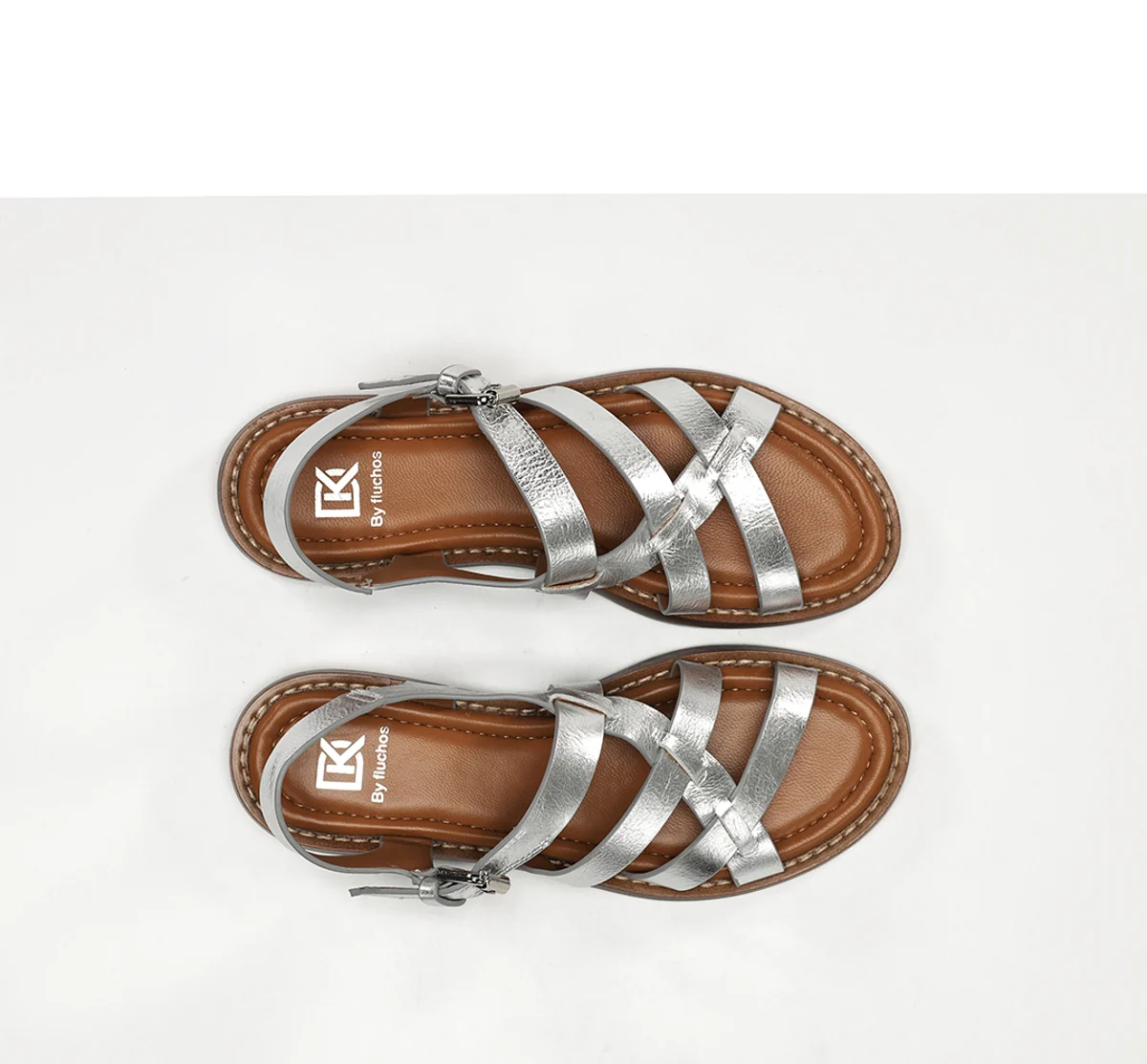 EGA D9730 Sandale Argent - Image 5