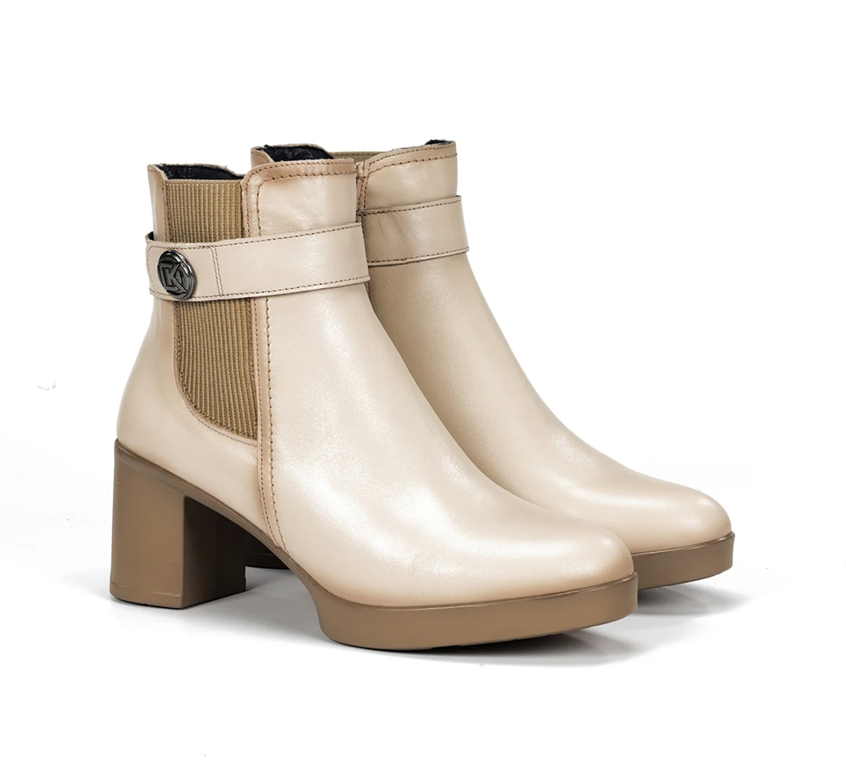 ELITE D9422 Bottine Taupe - Image 2