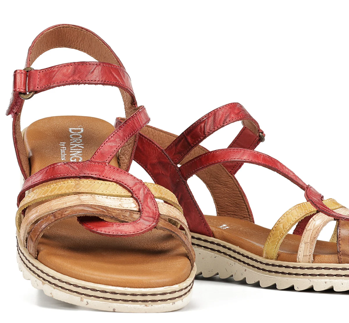 ESPE D9113 Sandale Rouge - Image 7