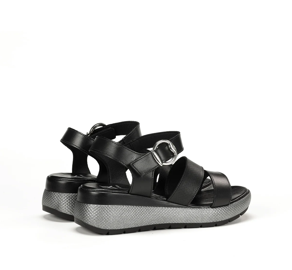 EVER D9313 Sandale Noire - Image 3
