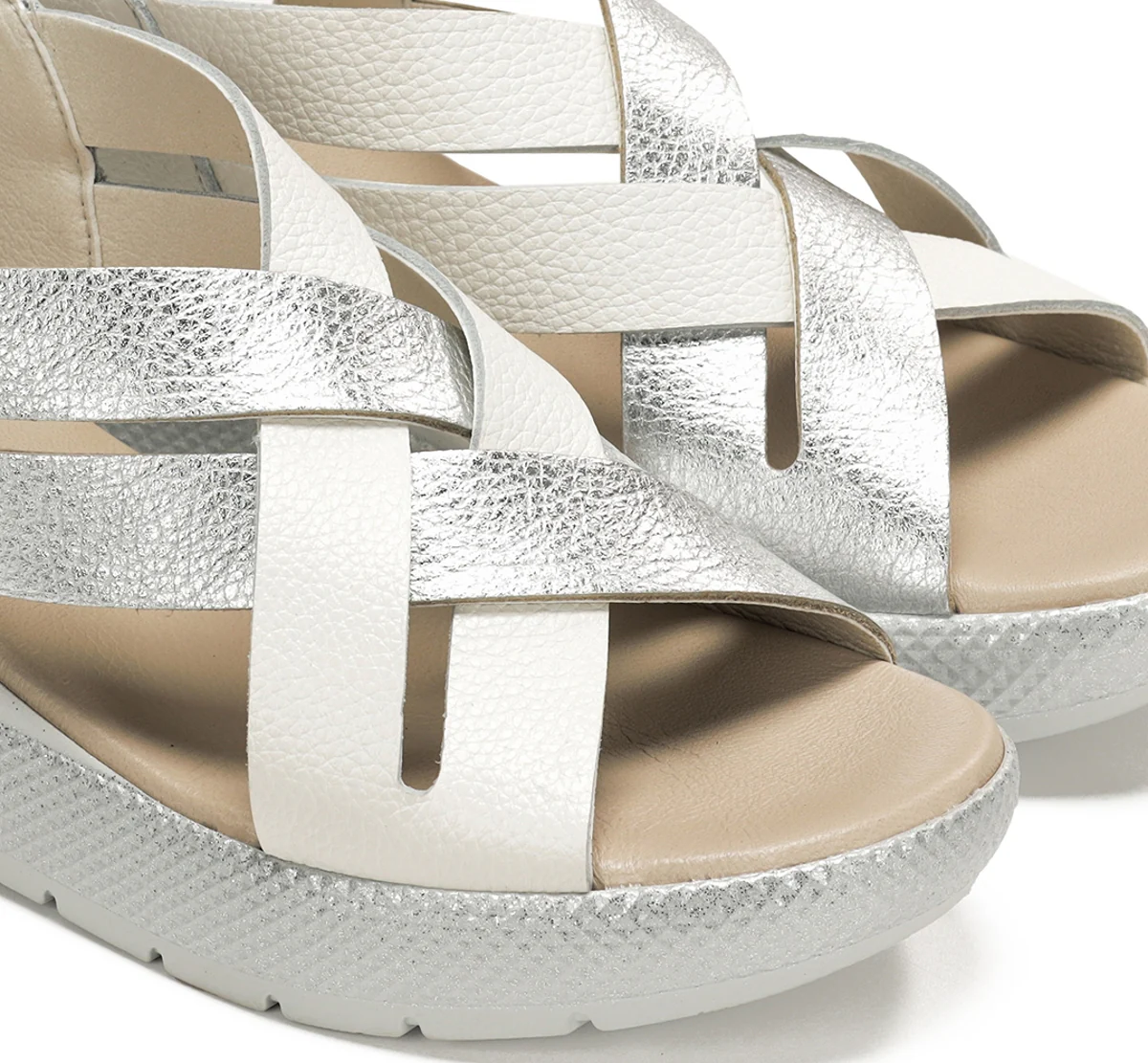 EVER D9316 Sandale Argent - Image 6