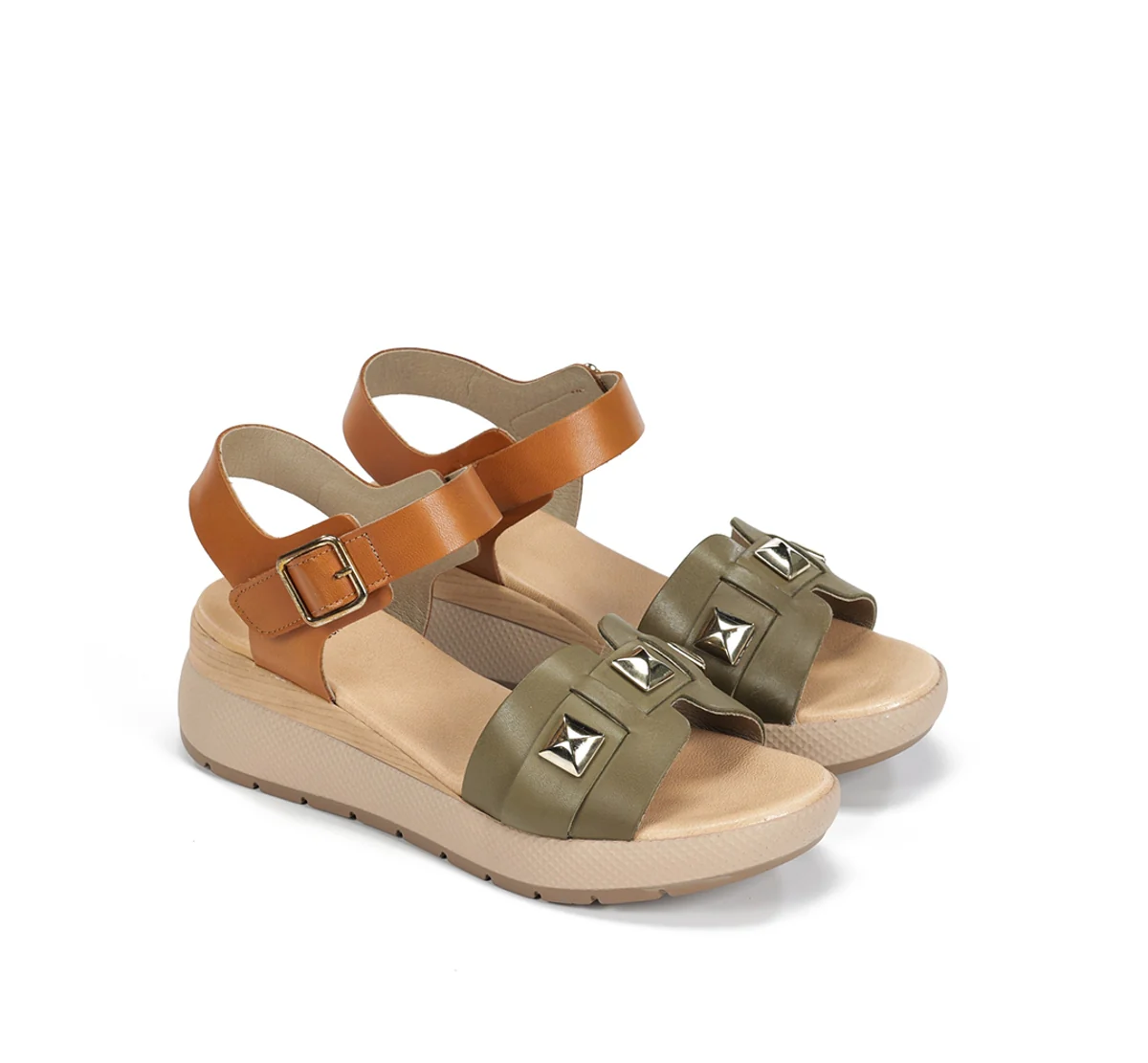 EVER D9497 Sandale Verte - Image 4