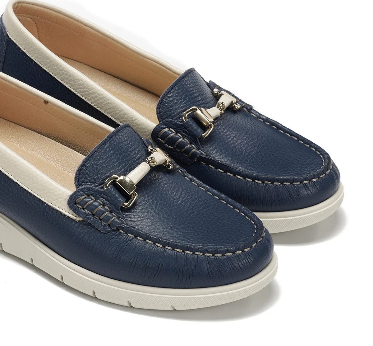 FLUVIA F2421 Mocassin Bleu - Image 4
