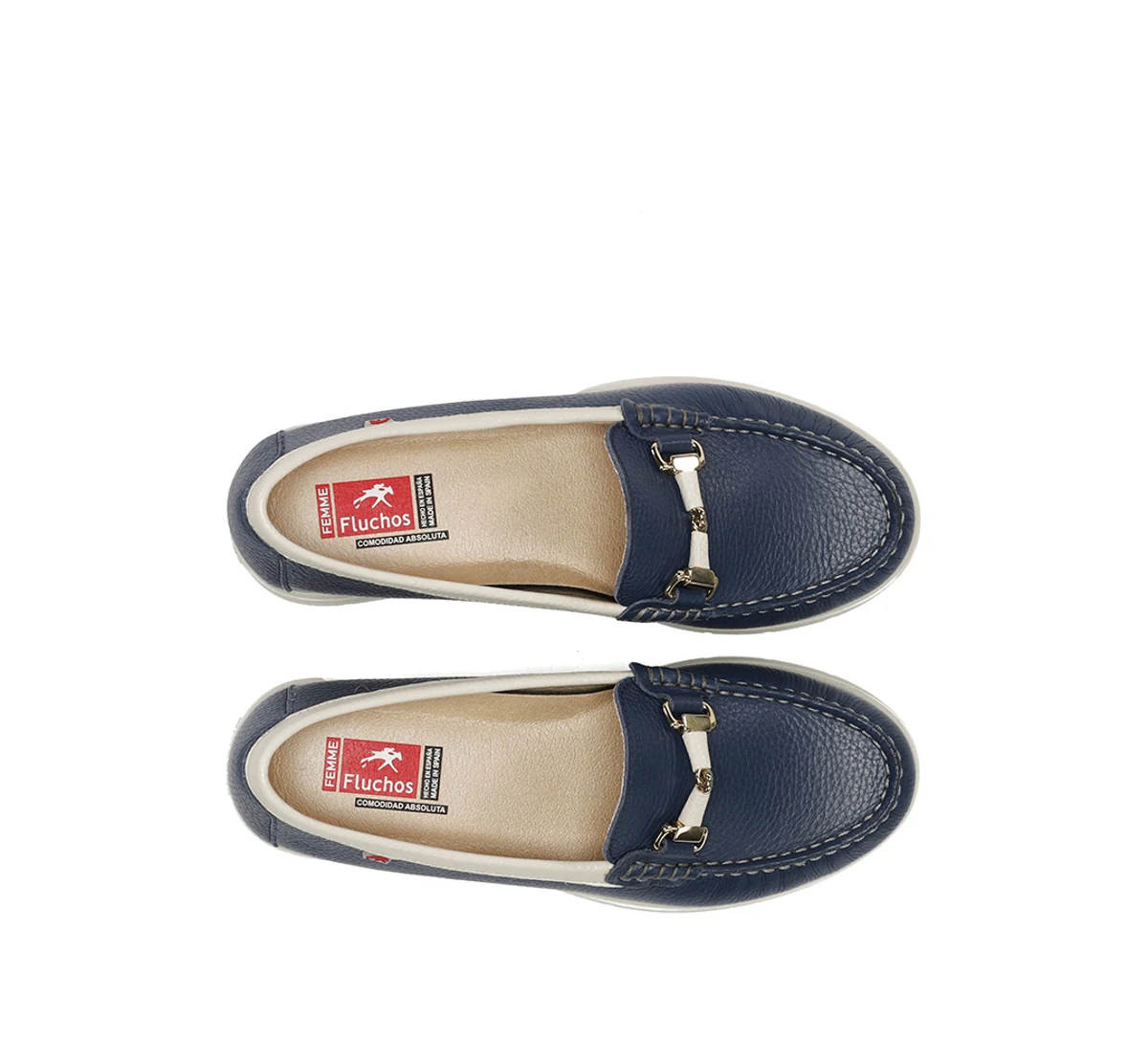 FLUVIA F2421 Mocassin Bleu - Image 5