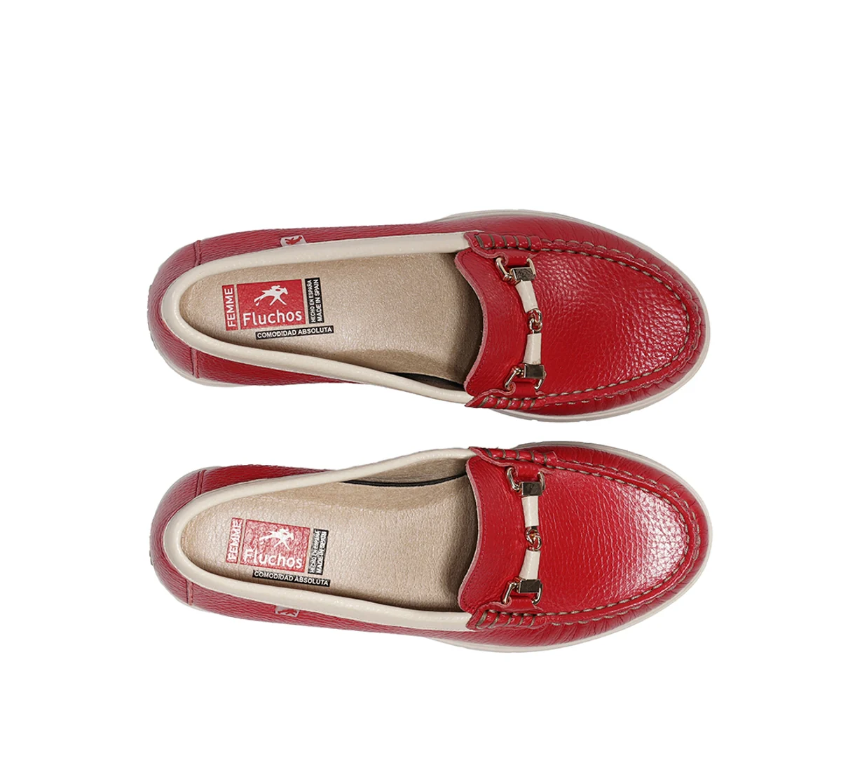 LUVIA F2421 Mocassin Rouge - Image 5
