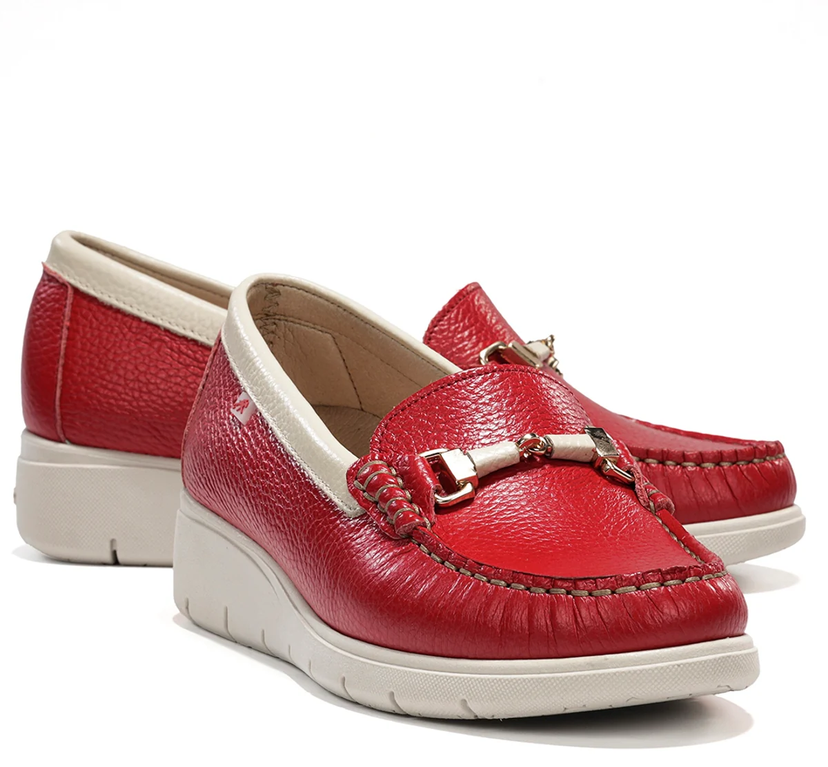 LUVIA F2421 Mocassin Rouge - Image 7