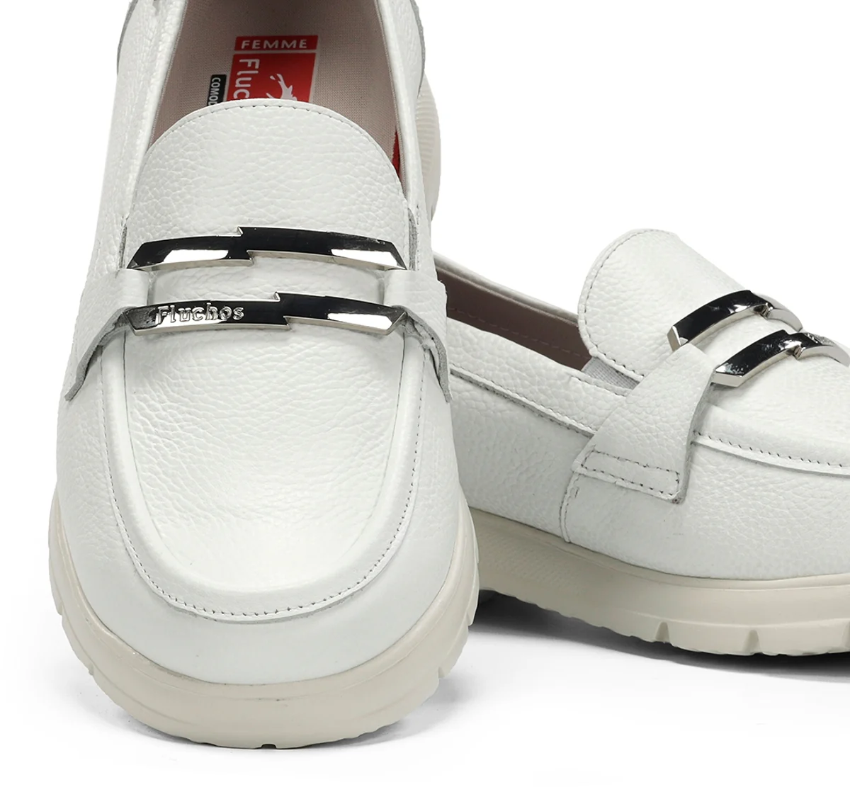 GLADIS F2201 Mocassin Blanc - Image 7