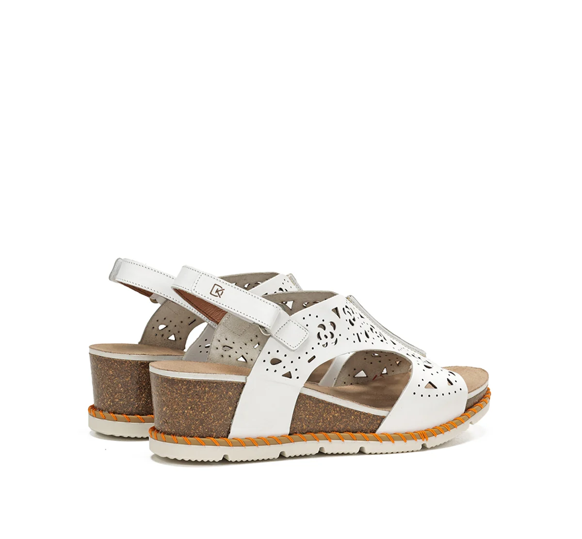 GOLD D9319 Sandale Blanche - Image 3