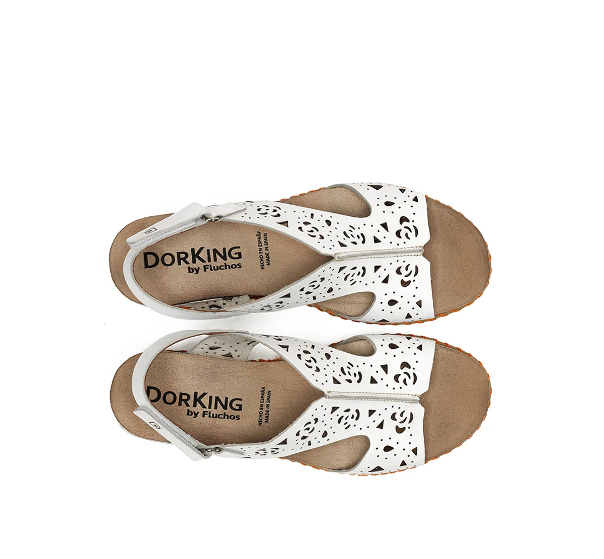 GOLD D9319 Sandale Blanche - Image 5