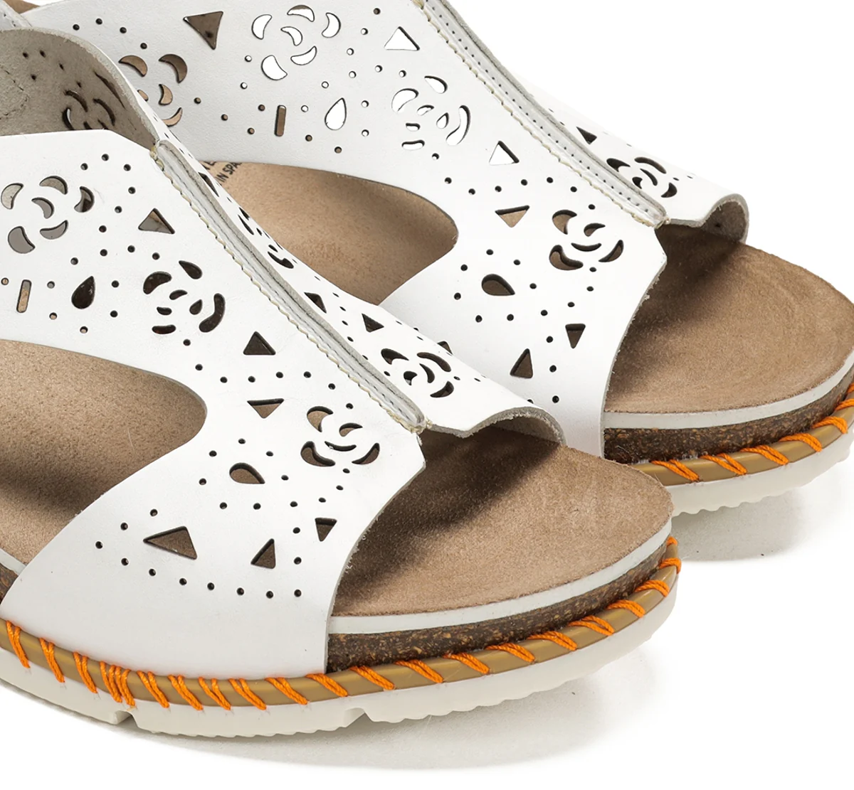 GOLD D9319 Sandale Blanche - Image 6
