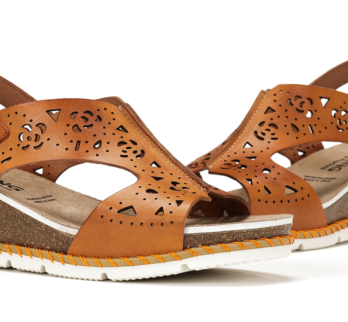 GOLD D9319 Sandale Orange - Image 7