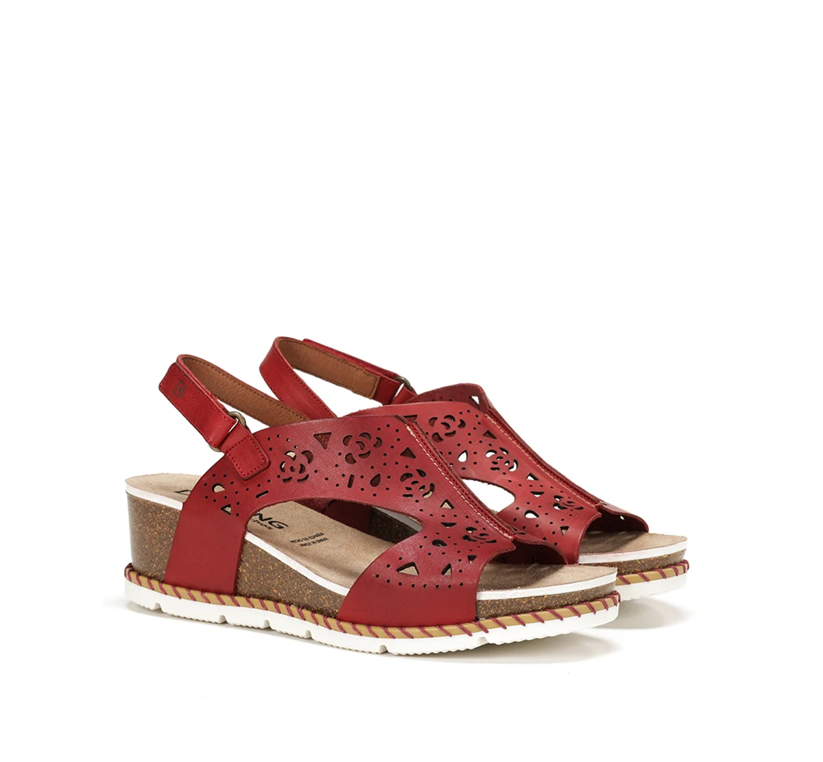 GOLD D9319 Sandale Rouge - Image 2