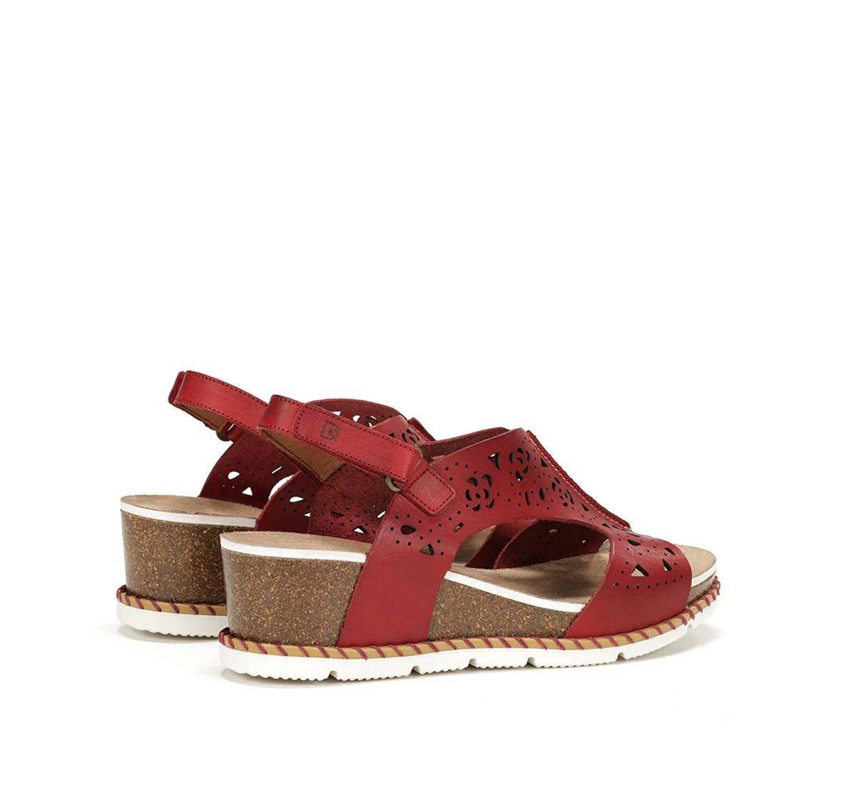 GOLD D9319 Sandale Rouge - Image 3