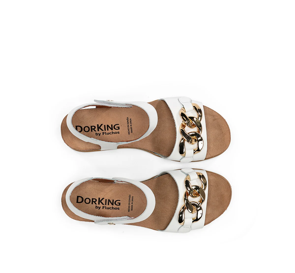 GOLD D9511 Sandale Blanc - Image 5