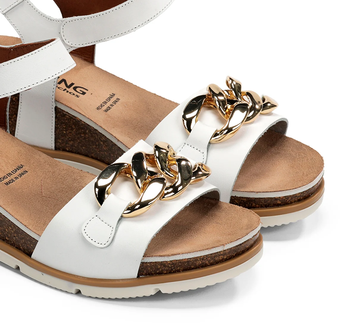 GOLD D9511 Sandale Blanc - Image 6