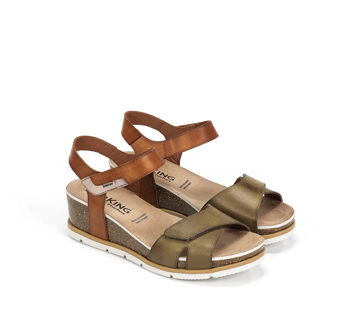 GOLD D9512 Sandale Verte - Image 4