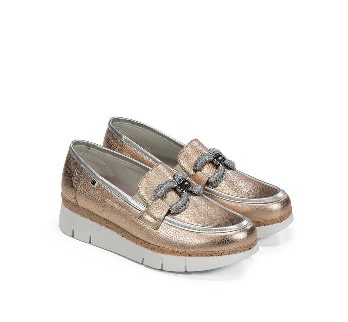 INDIA D9298 Mocassin Dorée - Image 4