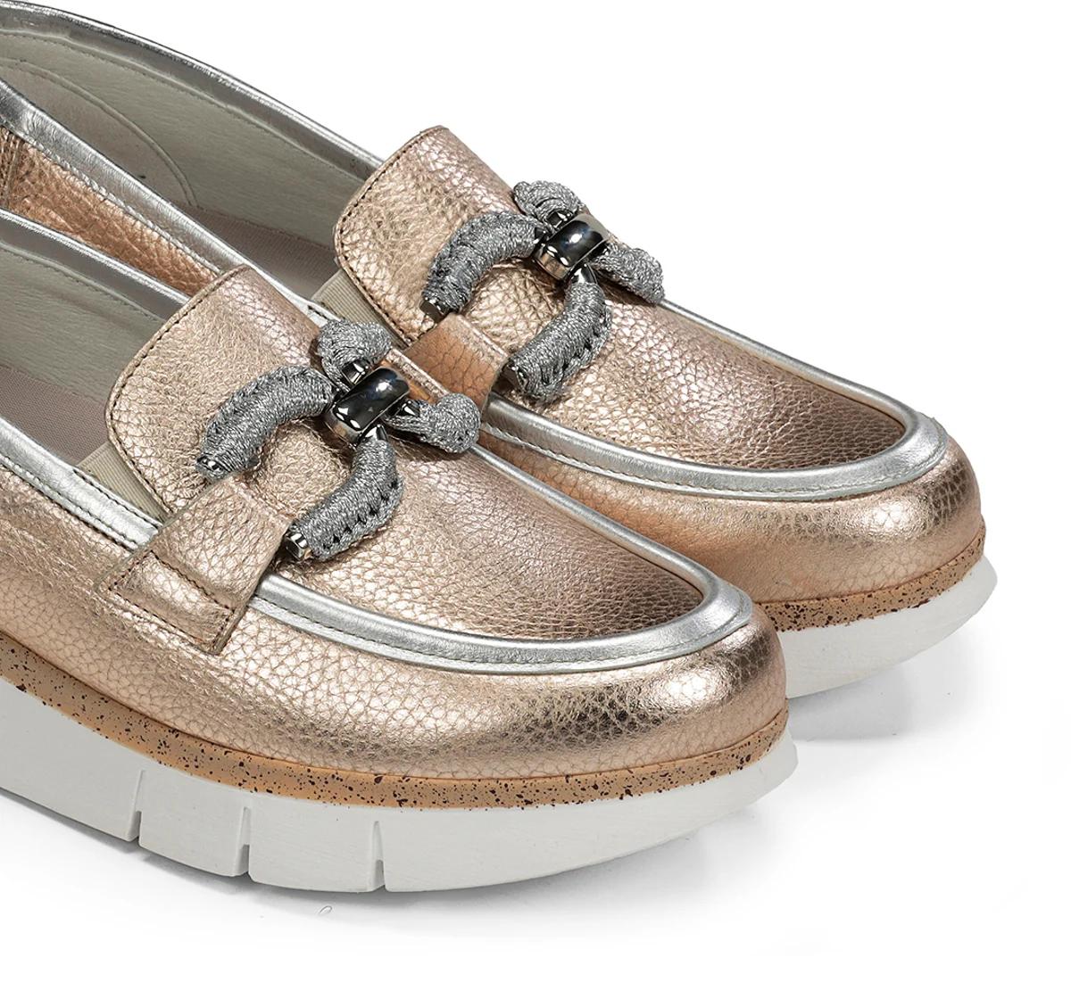 INDIA D9298 Mocassin Dorée - Image 6
