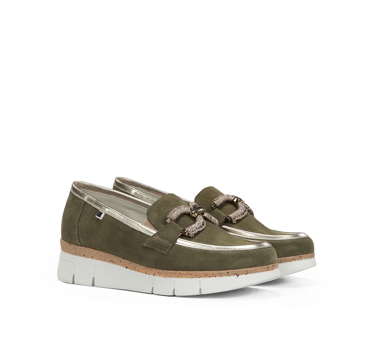 INDIA D9298 Mocassin Verte - Image 2