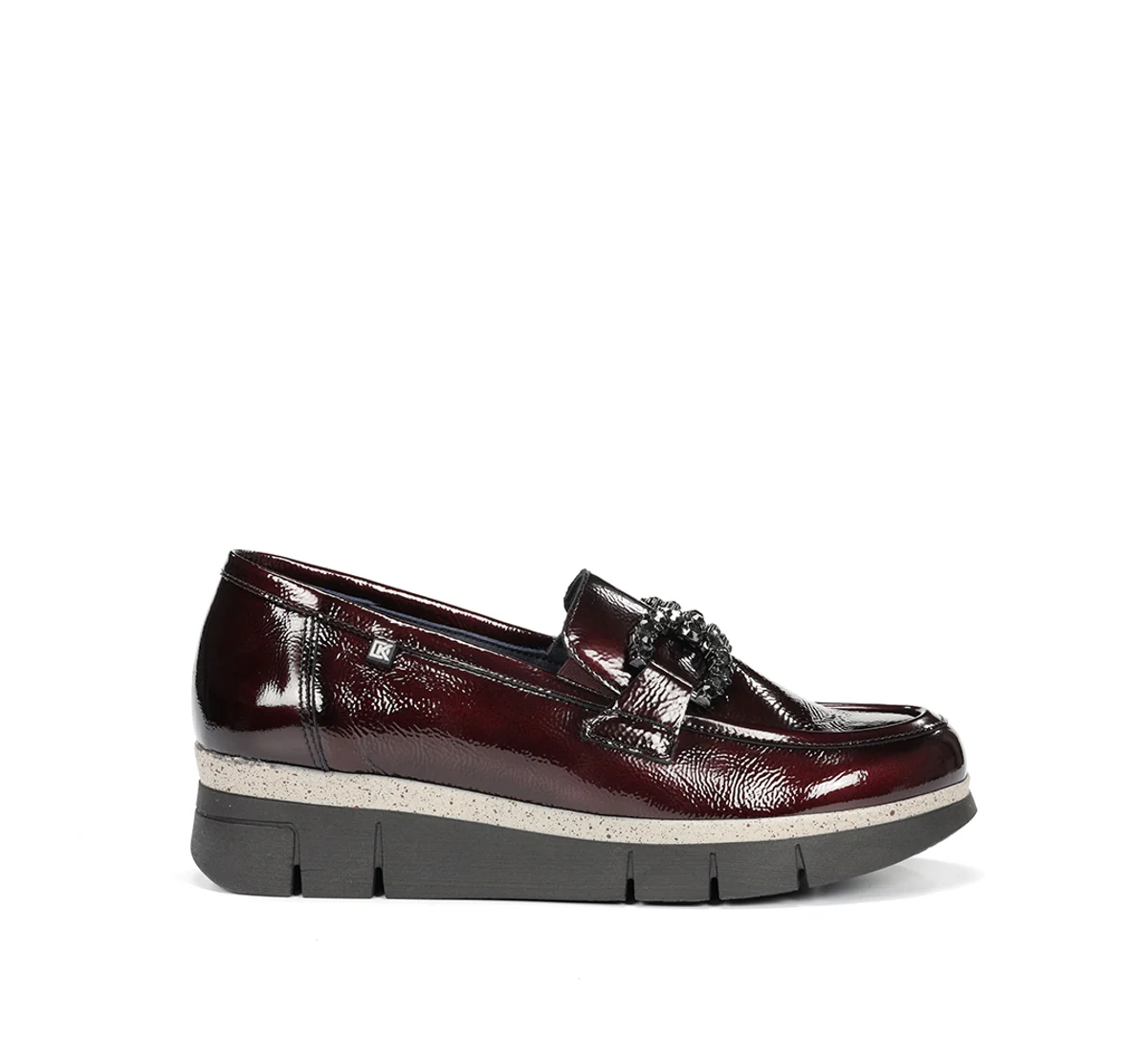 INDIA D9325 Mocassin Bordeaux