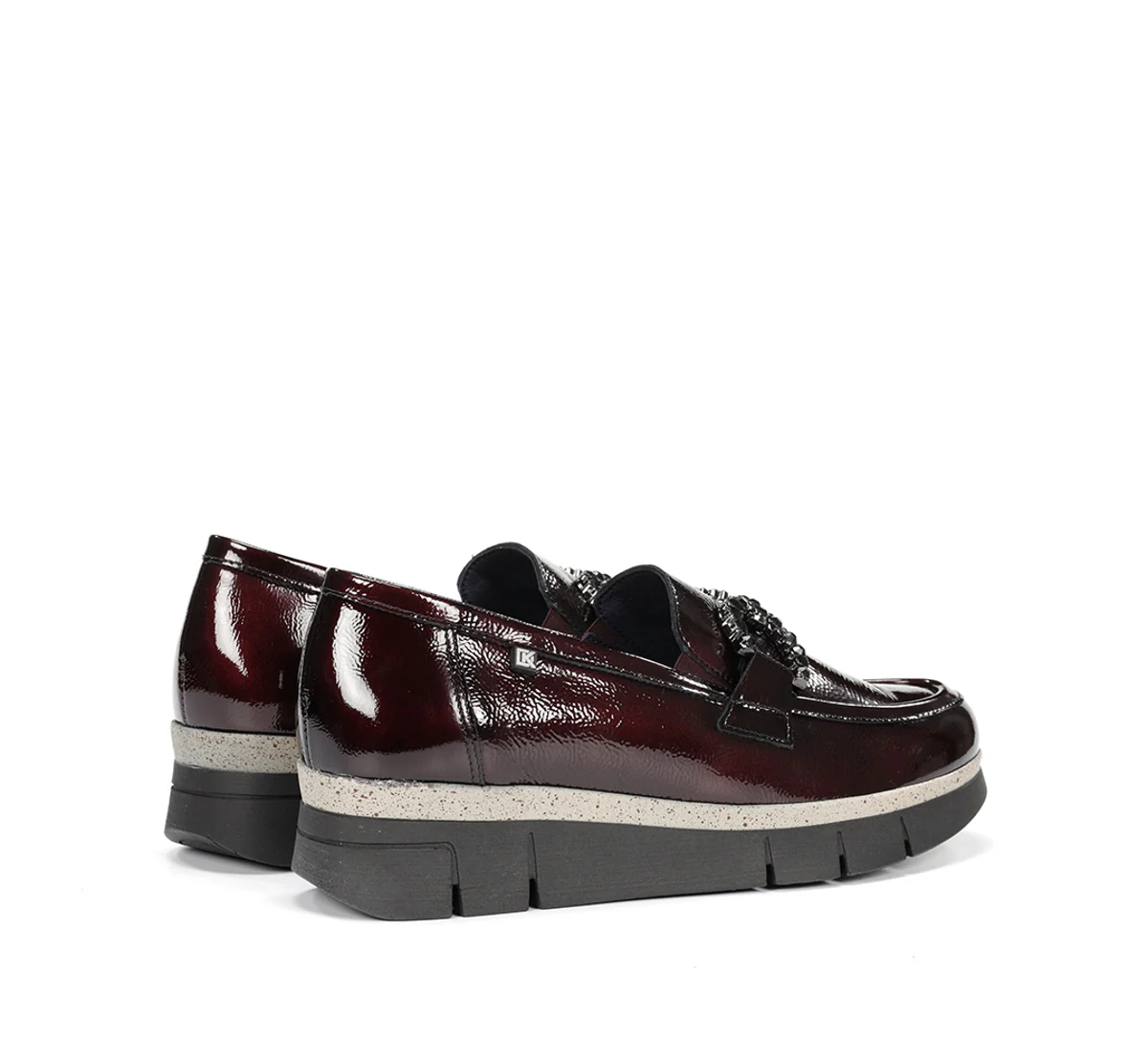 INDIA D9325 Mocassin Bordeaux - Image 2