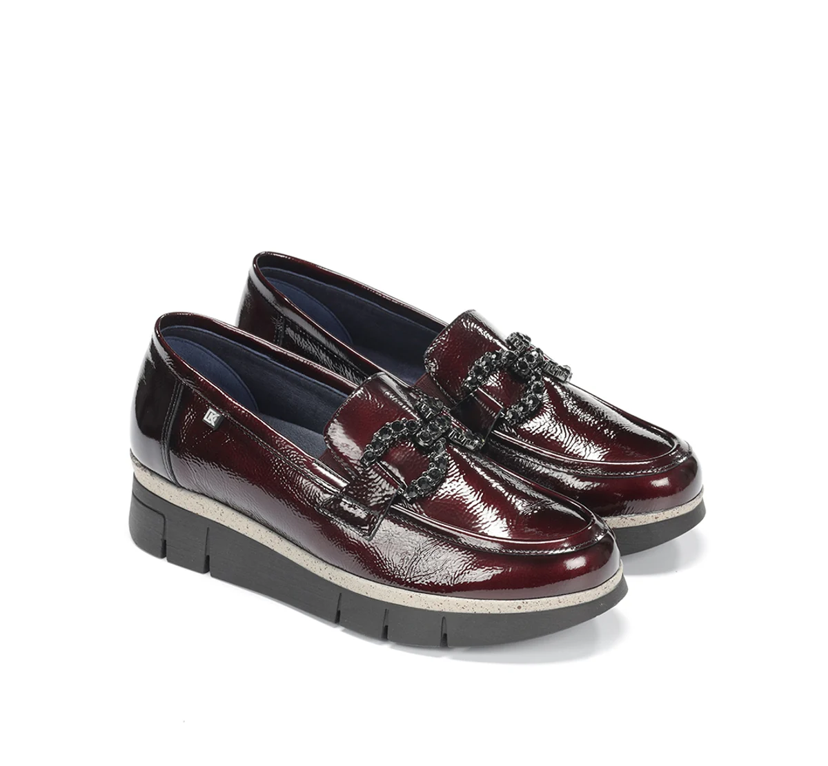 INDIA D9325 Mocassin Bordeaux - Image 4