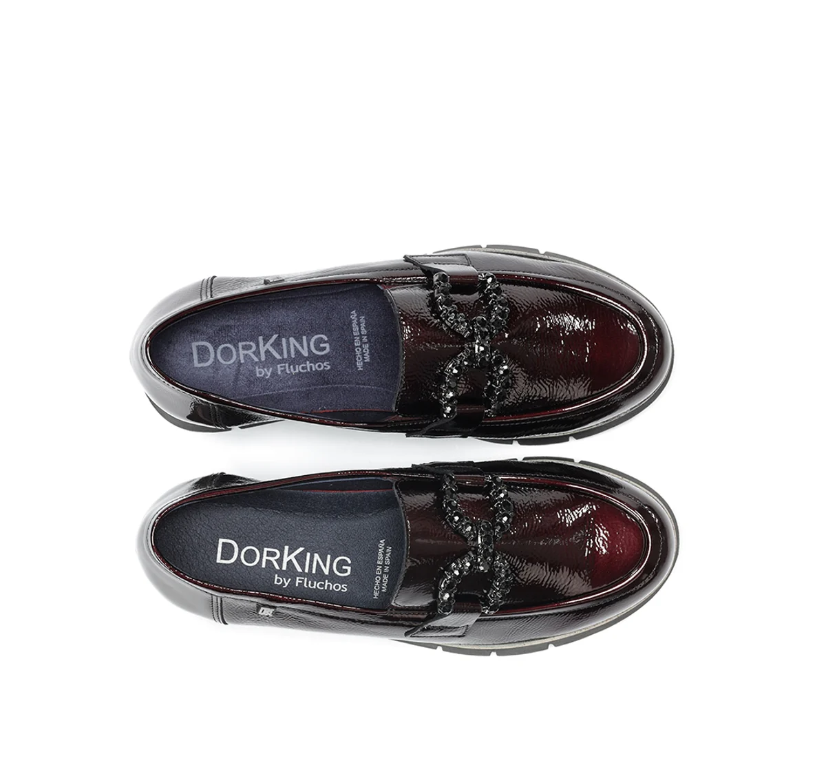 INDIA D9325 Mocassin Bordeaux - Image 5