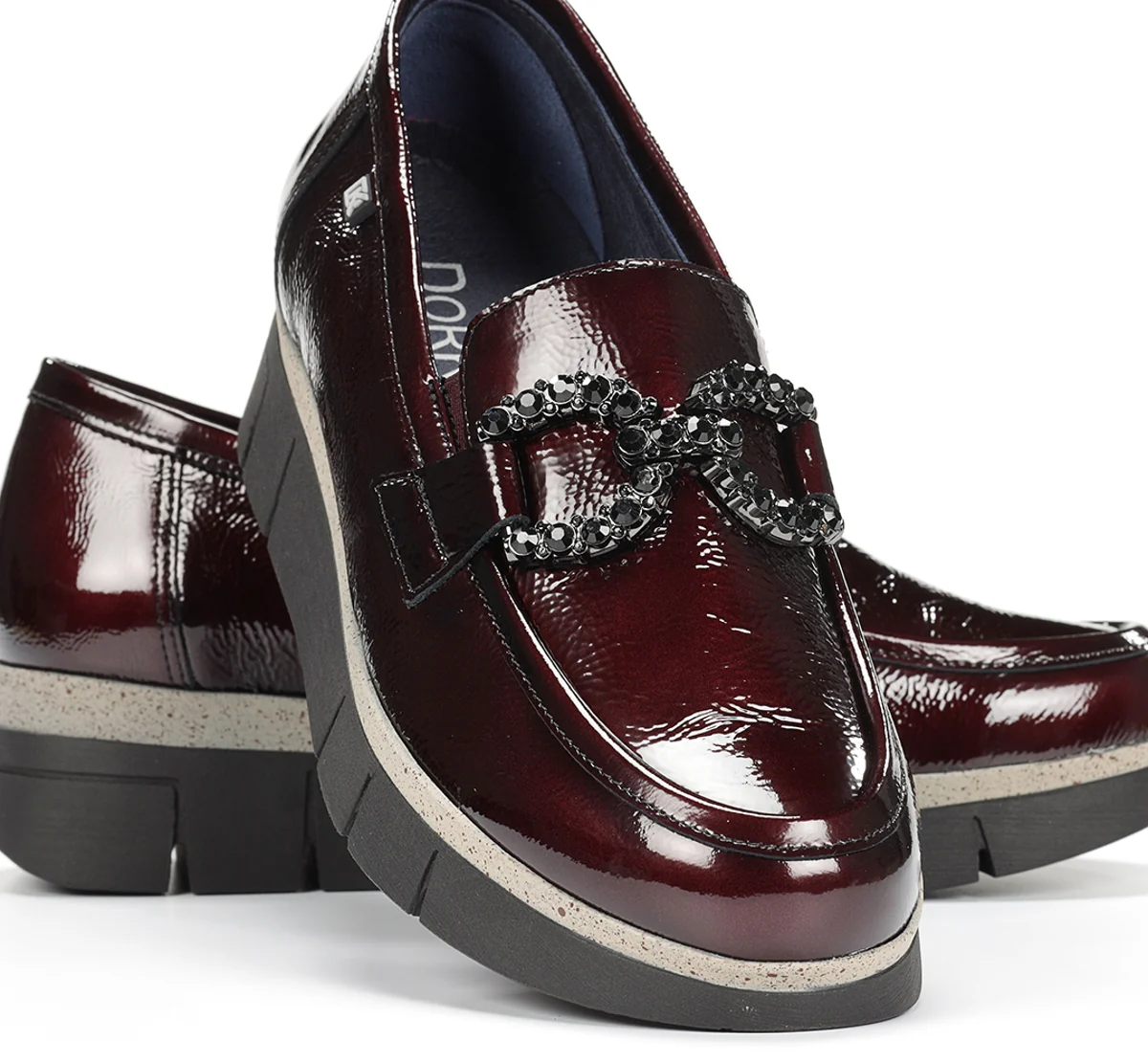 INDIA D9325 Mocassin Bordeaux - Image 7