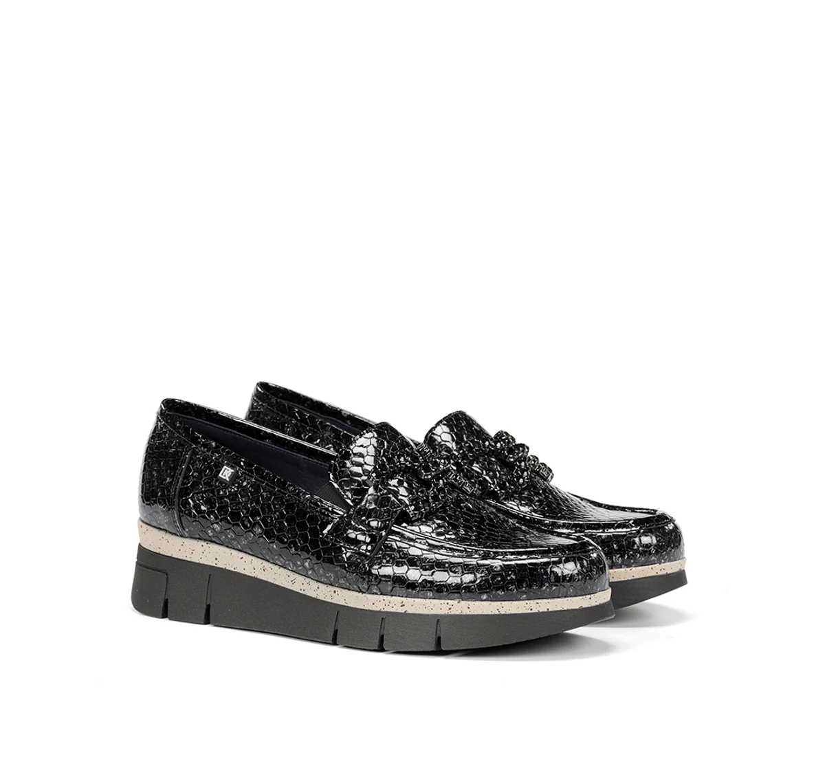INDIA D9325 Mocassin Grise - Image 2