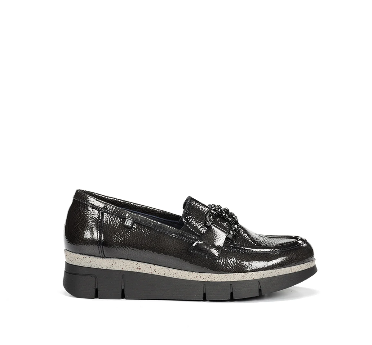 INDIA D9325 Mocassin Grise