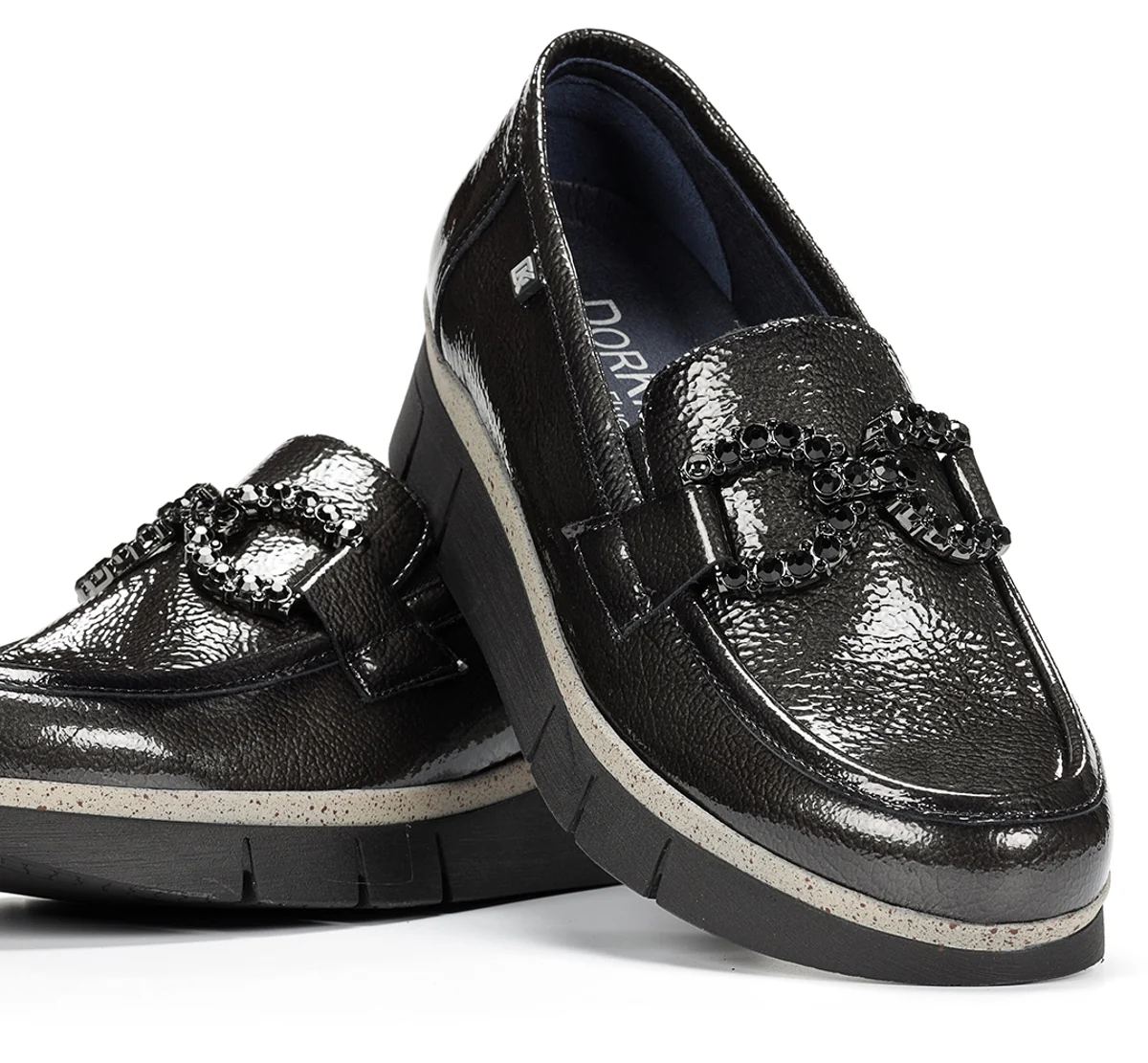 INDIA D9325 Mocassin Grise - Image 7