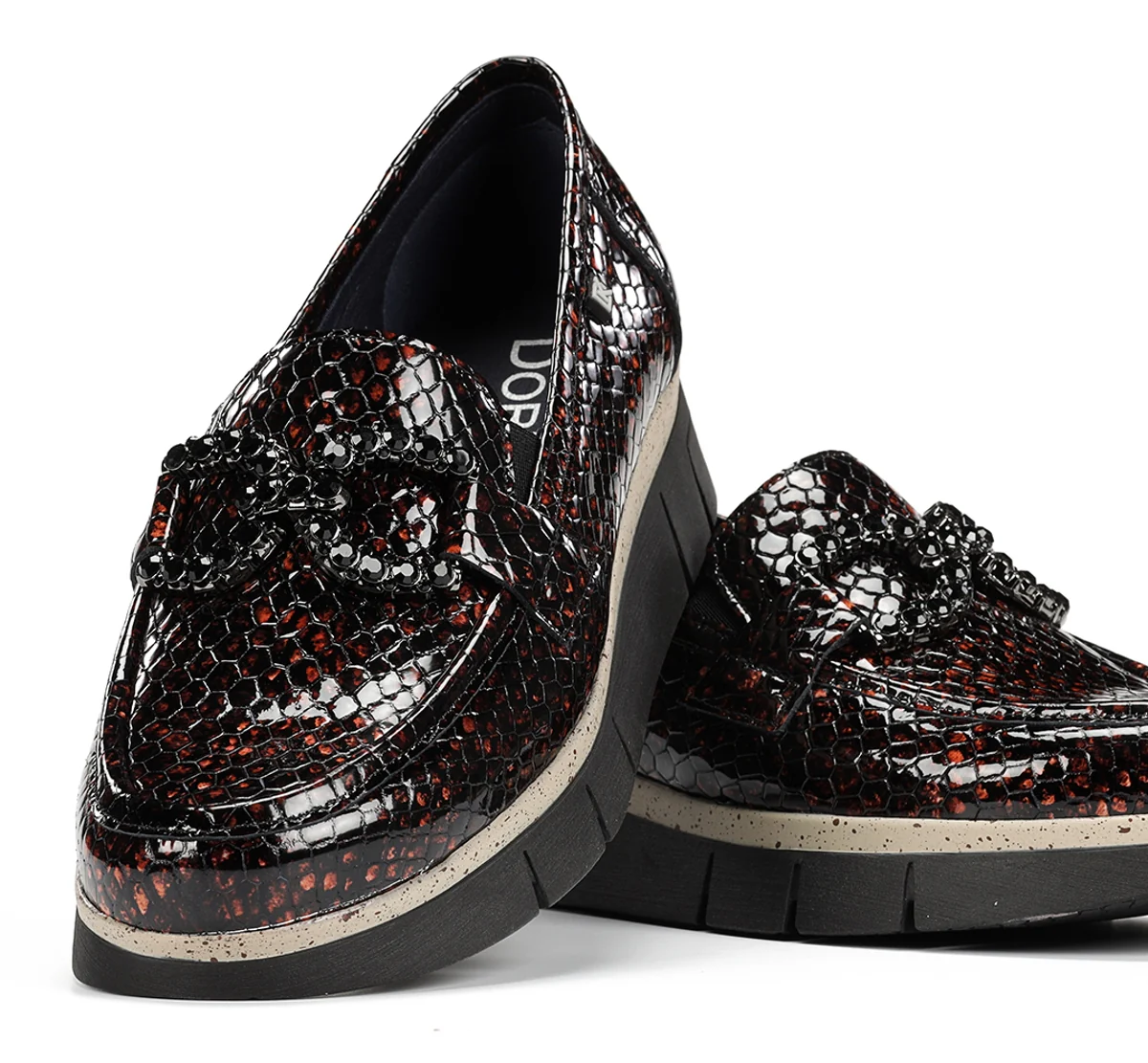 INDIA D9325 Mocassin Brun - Image 7