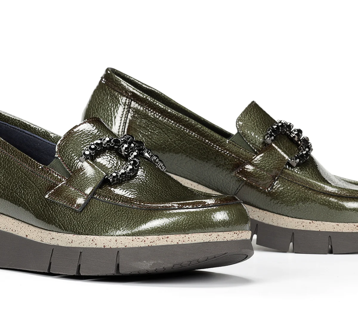 INDIA D9325 Mocassin Verte - Image 7