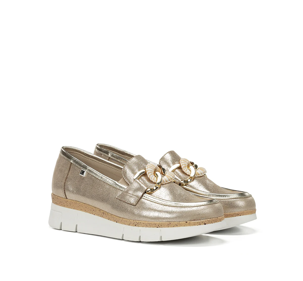 INDIA D9691 Mocassin Dorée - Image 2