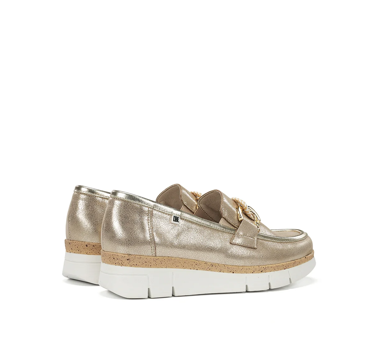 INDIA D9691 Mocassin Dorée - Image 3