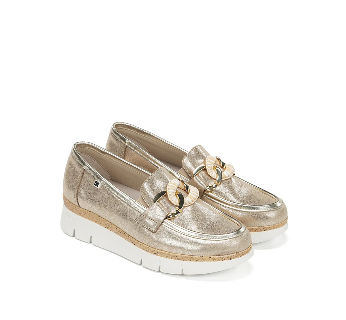 INDIA D9691 Mocassin Dorée - Image 4