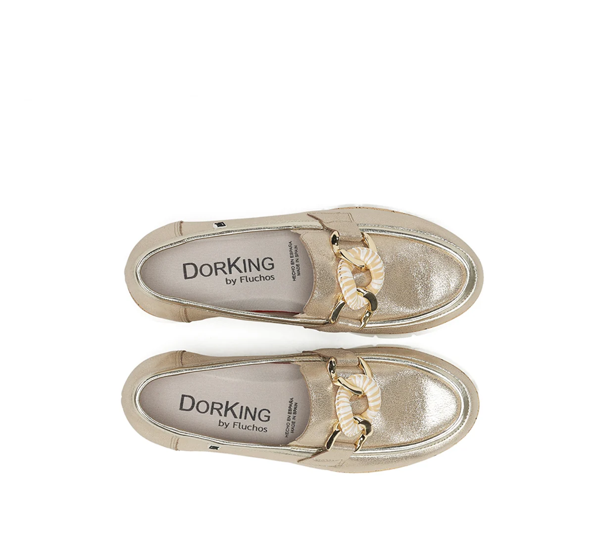 INDIA D9691 Mocassin Dorée - Image 5