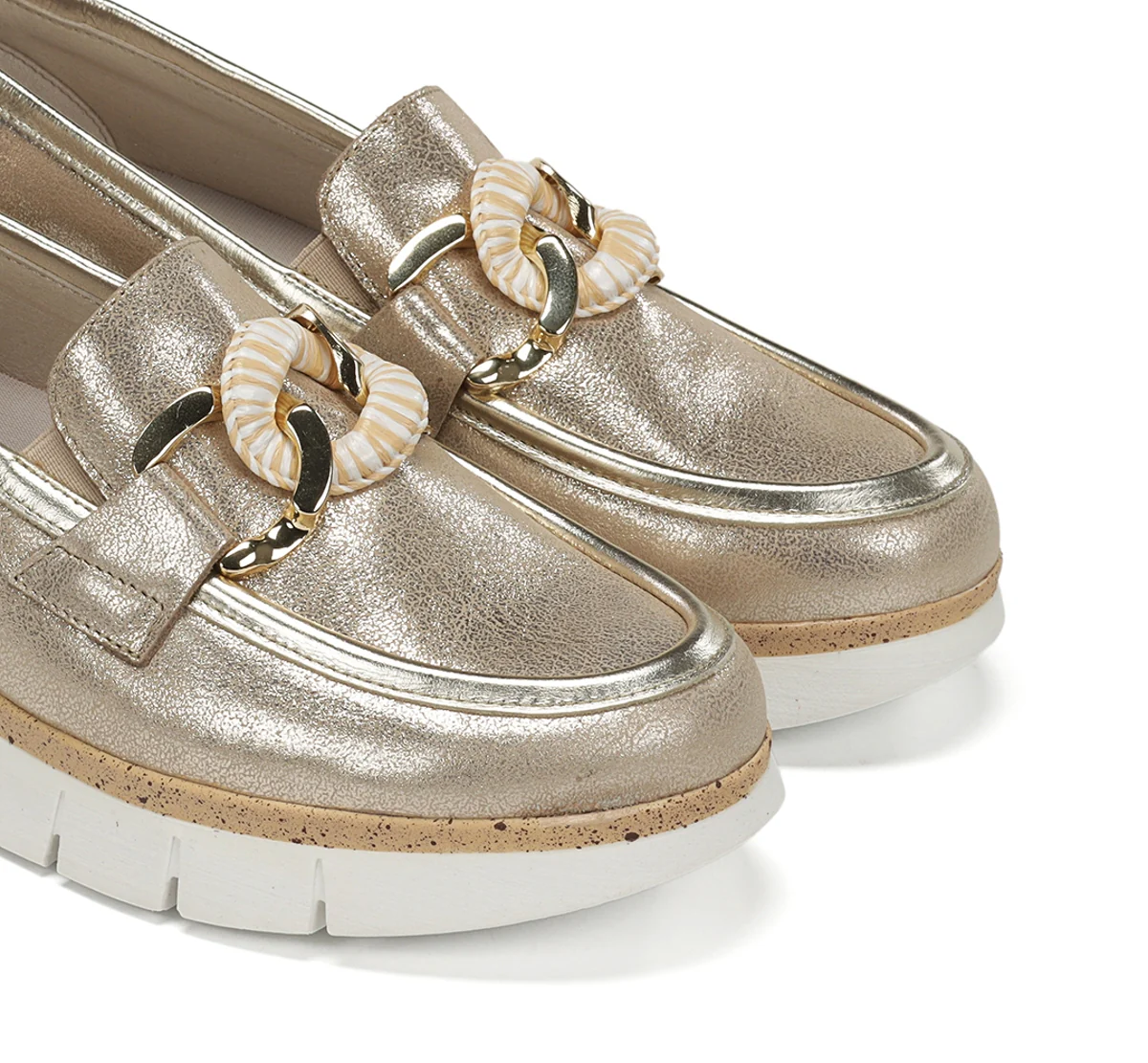 INDIA D9691 Mocassin Dorée - Image 6